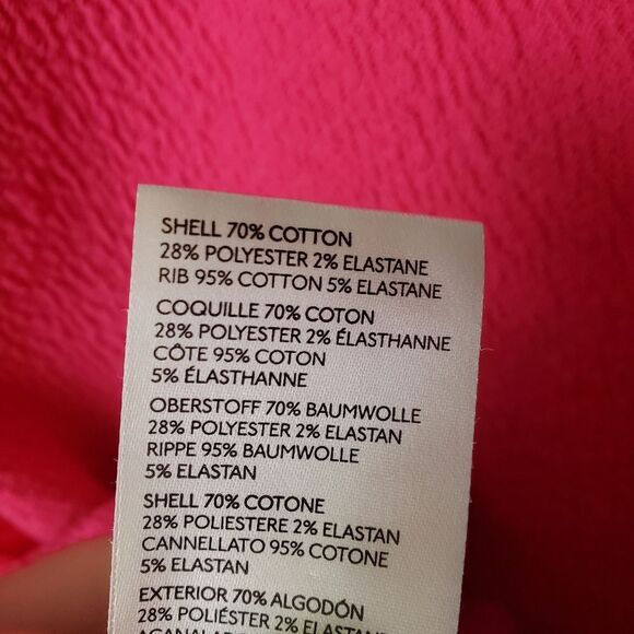 Maeve by Anthropologie Hot Pink Smocked Waist Pullover Top XL - Picture 10 of 10